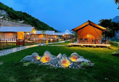 野三坡可野·鹿鸣精品帐篷度假营地 - 场地环境